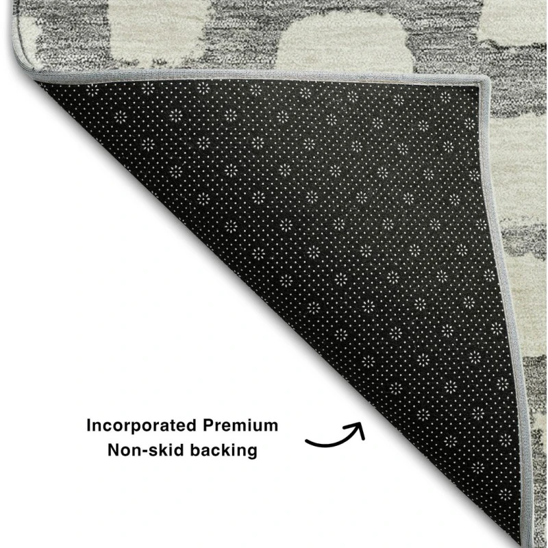 Addison Mayfield Gray AMF754 - 8ft. Round Rug
