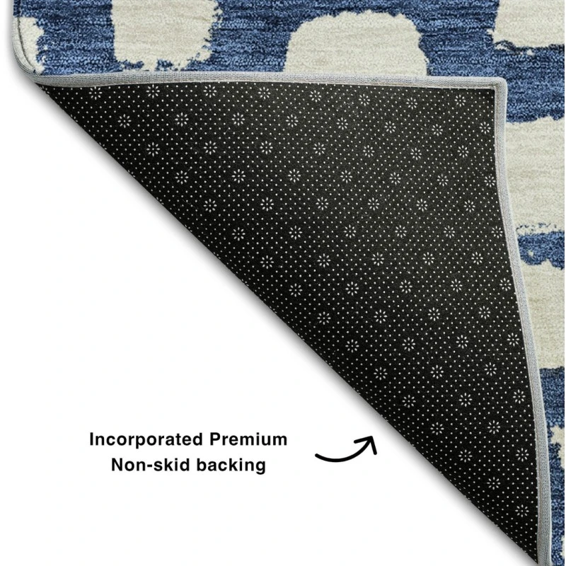Addison Mayfield Blue AMF754 - 8ft. Round Rug