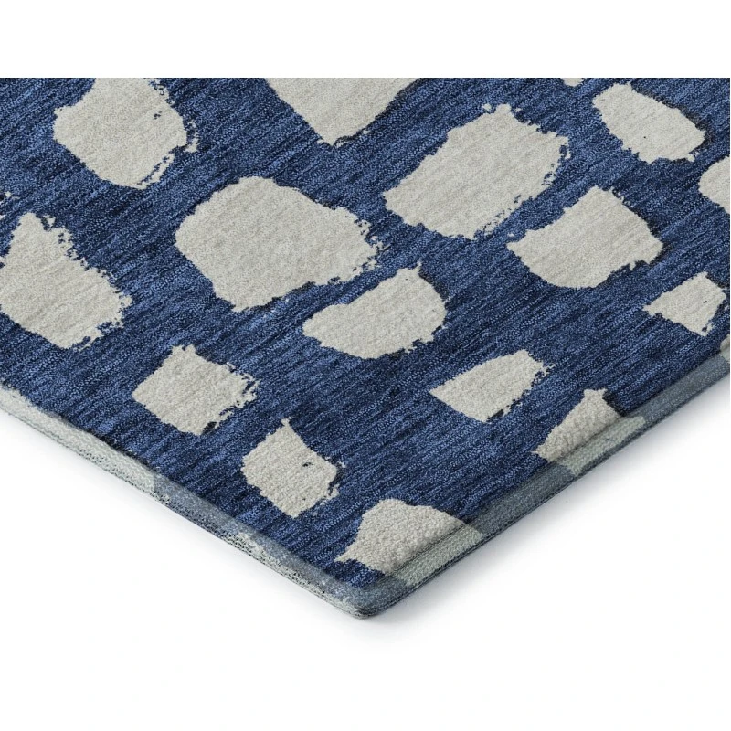 Addison Mayfield Blue AMF754 - 8ft. Round Rug