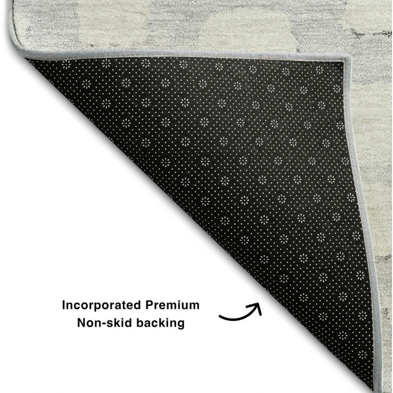 Addison Mayfield Gray AMF754 - 8ft. Round Rug