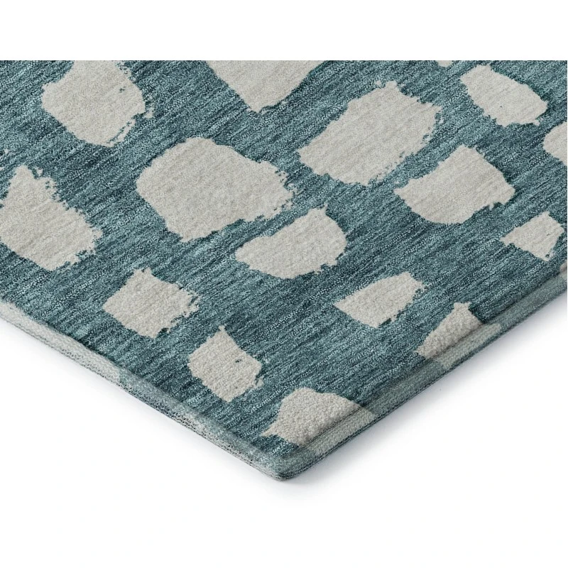Addison Mayfield Teal AMF754 - 8ft. Round Rug