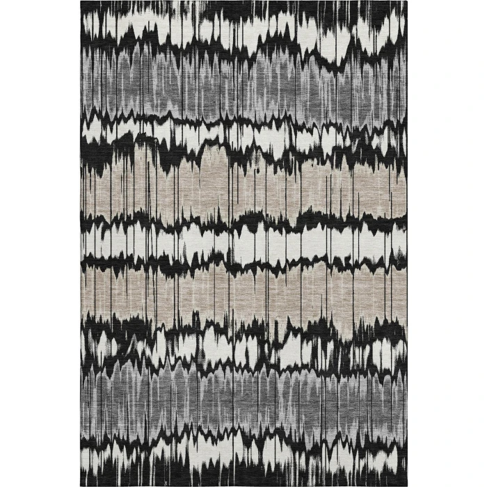Addison Mayfield Black AMF755 2ft. 3in. x 7ft. 6in. Rect. Rug