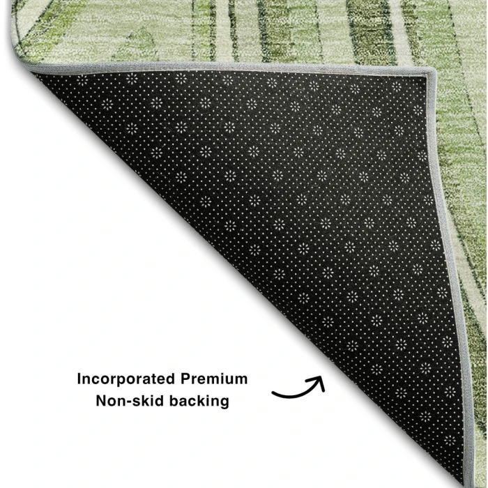 Addison Mayfield Green AMF756 5ft. x 7ft. 6in. Rect. Rug