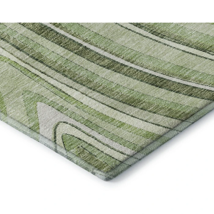 Addison Mayfield Green AMF756 5ft. x 7ft. 6in. Rect. Rug