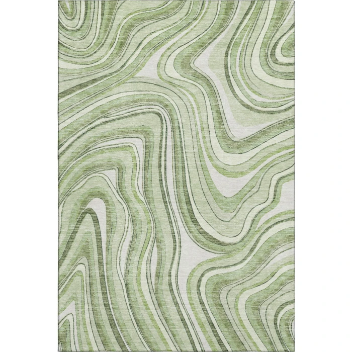 Addison Mayfield Green AMF756 5ft. x 7ft. 6in. Rect. Rug