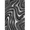 Addison Mayfield Black AMF756 - 8ft. Round Rug