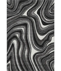 Addison Mayfield Black AMF756 - 8ft. Round Rug