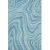 Addison Mayfield Blue AMF756 - 8ft. Round Rug