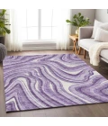 Addison Mayfield Purple AMF756 - 8ft. Round Rug