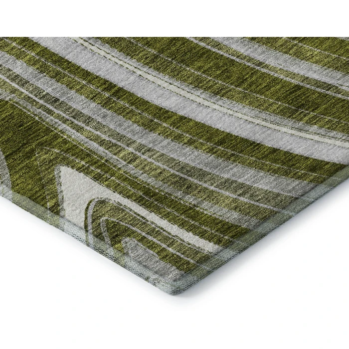 Addison Mayfield Green AMF756 - 8ft. Round Rug