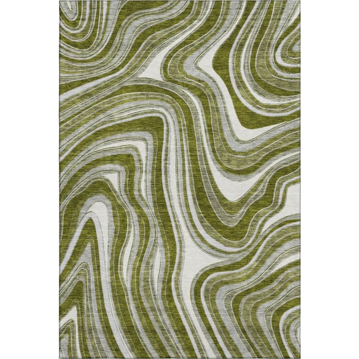 Addison Mayfield Green AMF756 - 8ft. Round Rug