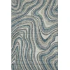 Addison Mayfield Teal AMF756 - 8ft. Round Rug