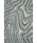 Addison Mayfield Teal AMF756 - 8ft. Round Rug