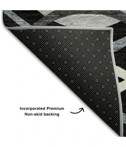 Addison Mayfield Black AMF757 - 8ft. Round Rug