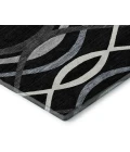 Addison Mayfield Black AMF757 - 8ft. Round Rug