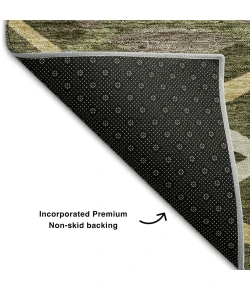 Addison Mayfield Green AMF757 - 8ft. Round Rug