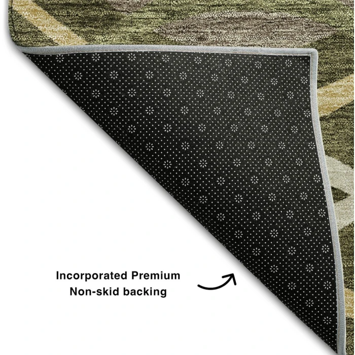 Addison Mayfield Green AMF757 - 8ft. Round Rug