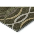 Addison Mayfield Green AMF757 - 8ft. Round Rug