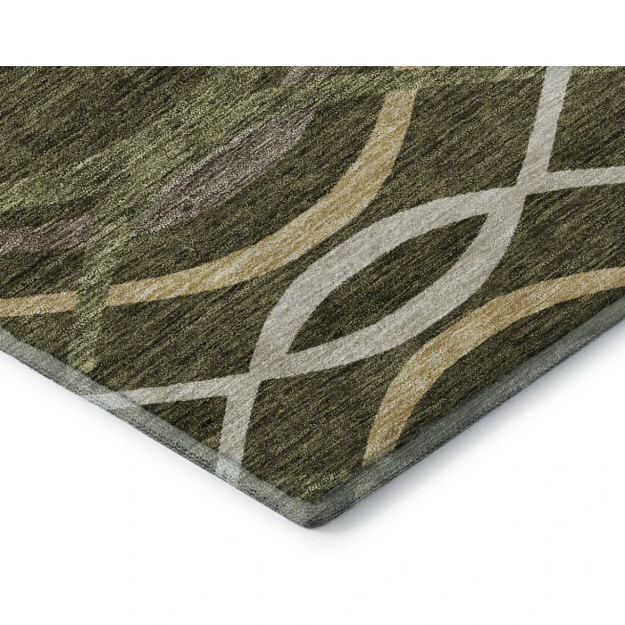 Addison Mayfield Green AMF757 - 8ft. Round Rug