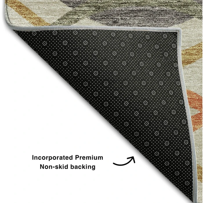 Addison Mayfield Orange AMF757 5ft. x 7ft. 6in. Rect. Rug