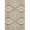 Addison Mayfield Orange AMF757 - 8ft. Round Rug