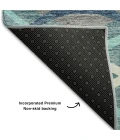 Addison Mayfield Teal AMF757 - 8ft. Round Rug