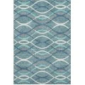 Addison Mayfield Teal AMF757 - 8ft. Round Rug