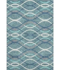 Addison Mayfield Teal AMF757 - 8ft. Round Rug