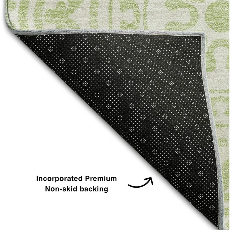 Addison Mayfield Green AMF758 2ft. 3in. x 7ft. 6in. Rect. Rug