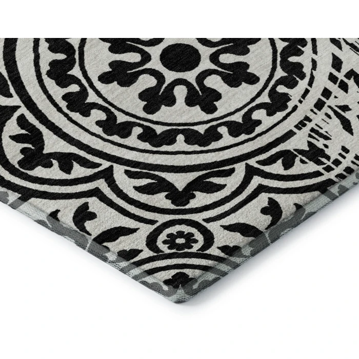 Addison Mayfield Black AMF758 5ft. x 7ft. 6in. Rect. Rug