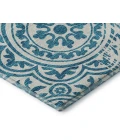 Addison Mayfield Teal AMF758 2ft. 3in. x 7ft. 6in. Rect. Rug