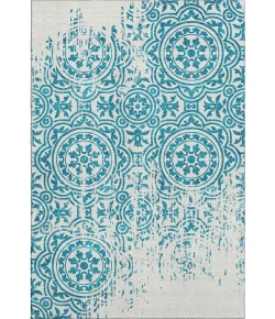 Addison Mayfield Teal AMF758 2ft. 3in. x 7ft. 6in. Rect. Rug