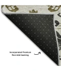 Addison Mayfield Black AMF759 - 8ft. Round Rug