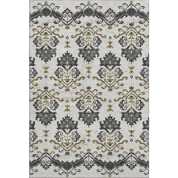 Addison Mayfield Black AMF759 - 8ft. Round Rug