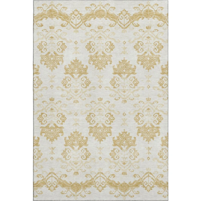 Addison Mayfield Gold AMF759 - 8ft. Round Rug