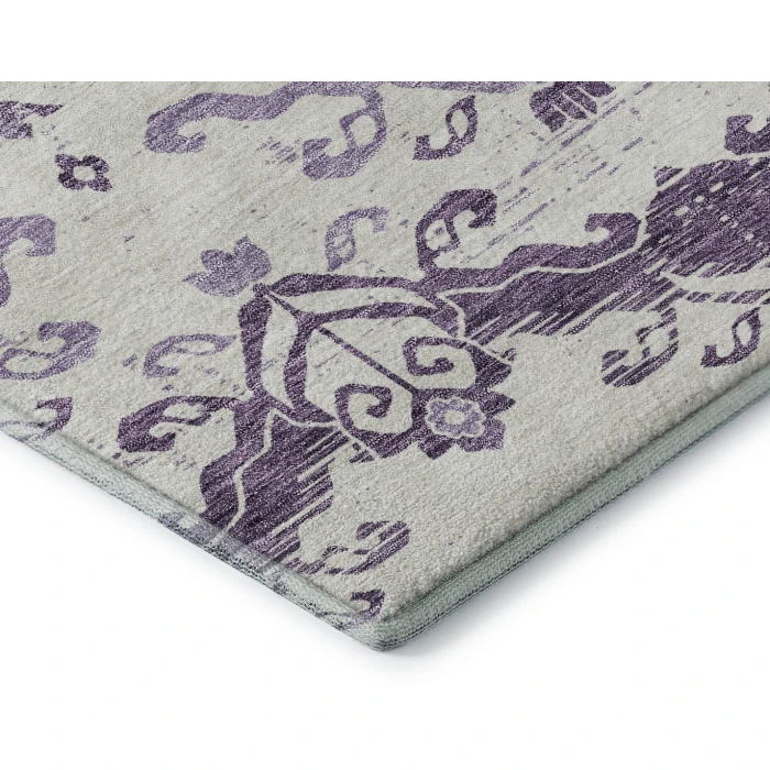 Addison Mayfield Purple AMF759 - 8ft. Round Rug