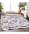 Addison Mayfield Purple AMF759 - 8ft. Round Rug
