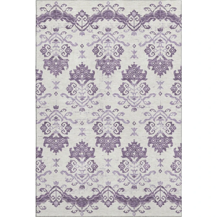 Addison Mayfield Purple AMF759 - 8ft. Round Rug