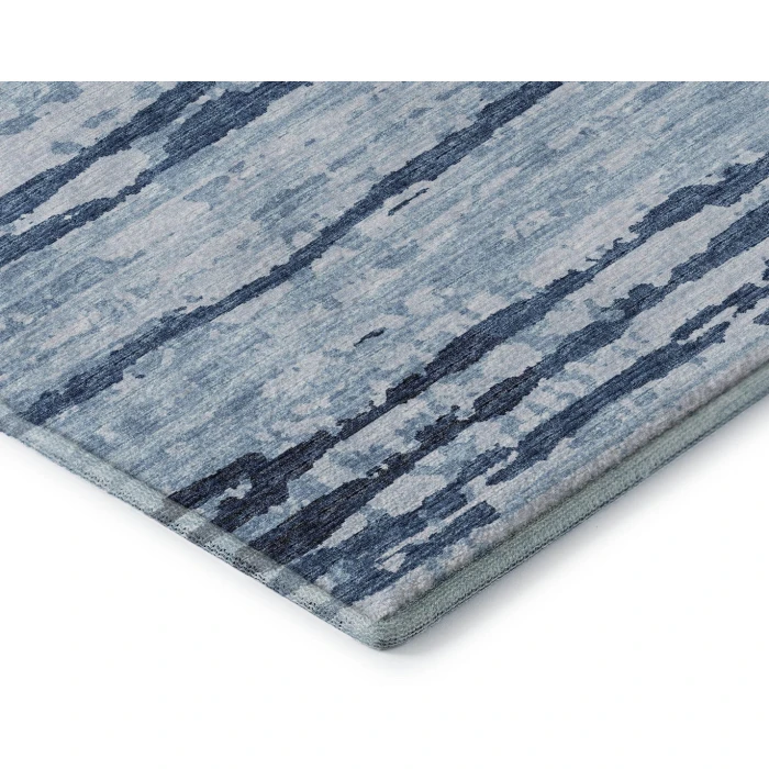 Addison Mayfield Blue AMF75 - 8ft. Round Rug