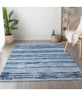 Addison Mayfield Blue AMF75 - 8ft. Round Rug