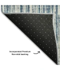 Addison Mayfield Blue AMF760 2ft. 3in. x 7ft. 6in. Rect. Rug