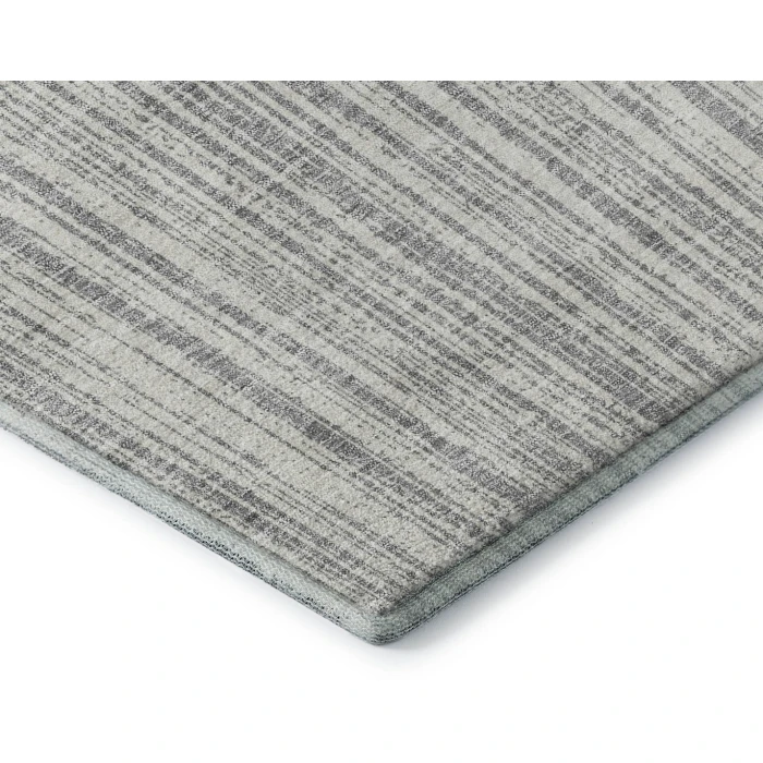 Addison Mayfield Gray AMF760 - 8ft. Round Rug