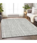 Addison Mayfield Gray AMF760 - 8ft. Round Rug