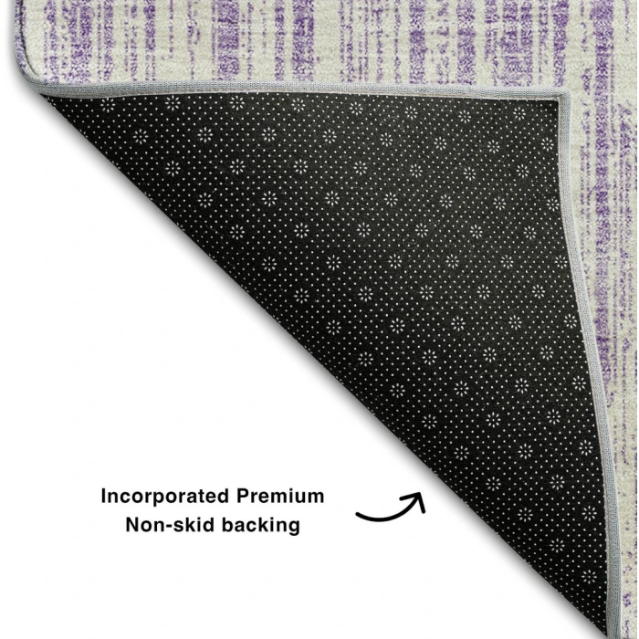 Addison Mayfield Purple AMF760 - 8ft. Round Rug