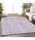 Addison Mayfield Purple AMF760 - 8ft. Round Rug