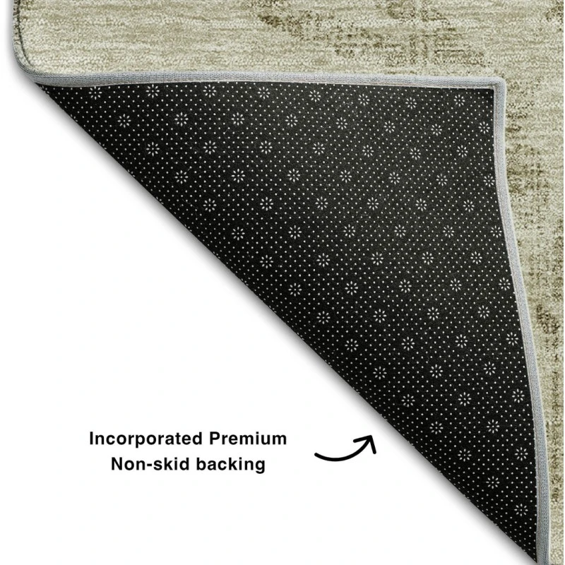 Addison Mayfield Brown AMF762 - 8ft. Round Rug