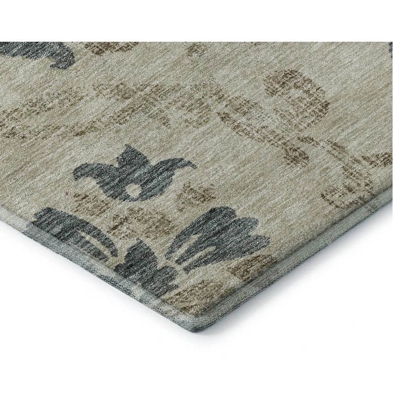 Addison Mayfield Brown AMF762 - 8ft. Round Rug