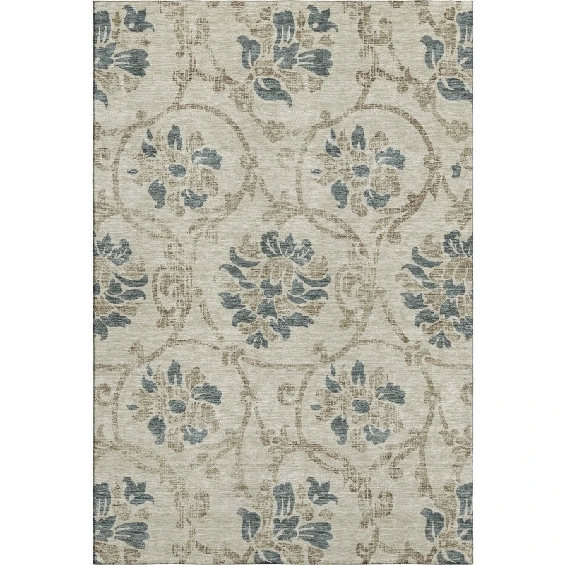 Addison Mayfield Brown AMF762 - 8ft. Round Rug