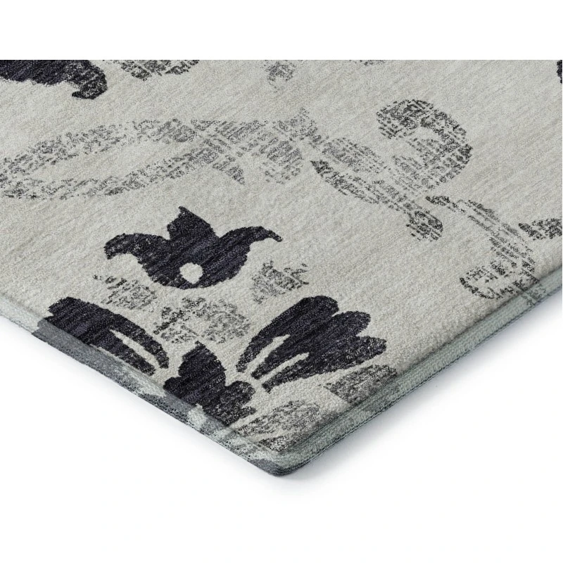 Addison Mayfield Black AMF762 - 8ft. Round Rug