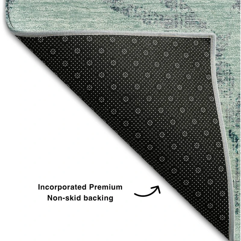 Addison Mayfield Teal AMF762 5ft. x 7ft. 6in. Rect. Rug